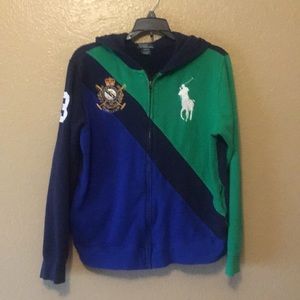 Polo 3 color hoodie